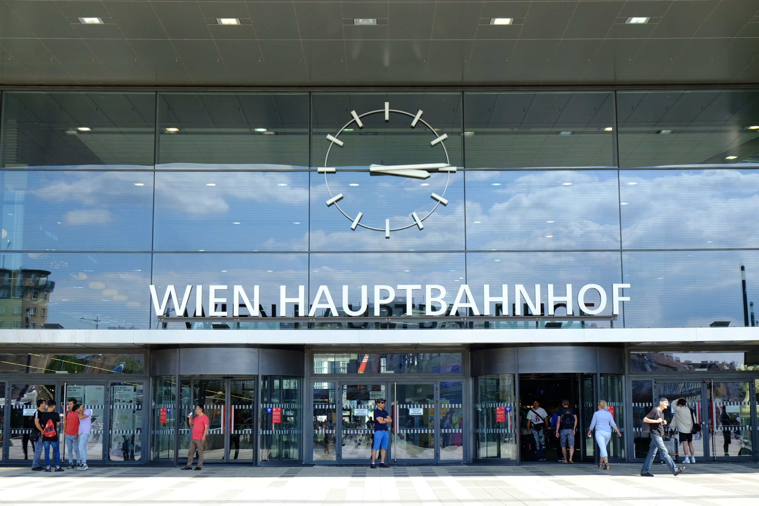 Vienna Hauptbahnhof Eingang